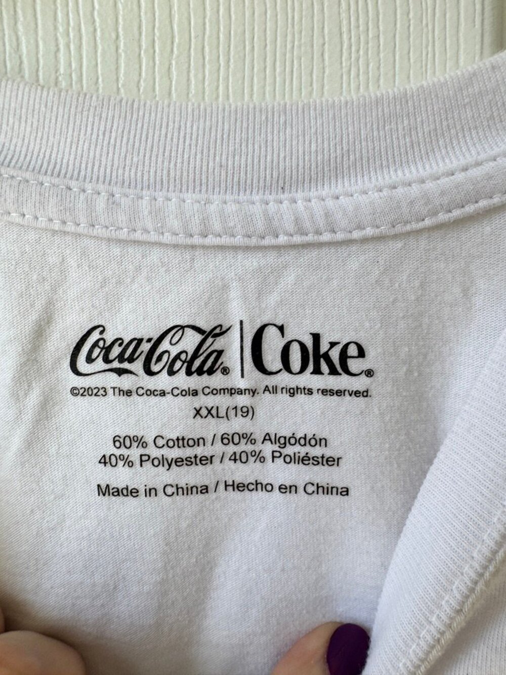 Coca-Cola /Coke Tee - Women's Juniors XXL - Picture 3 of 4